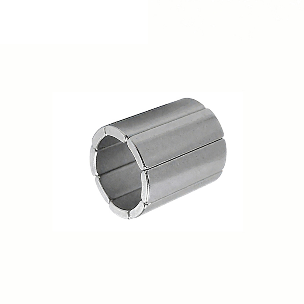 Neodymium Motor Magnet N35SH Zinc Coating R42 x r15 x L20mm Neodymium Motor Magnet N35SH Zinc Coating R42 x r15 x L20mm