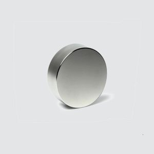 Neodymium Disc Magnets N42 Axial Nickel Coating