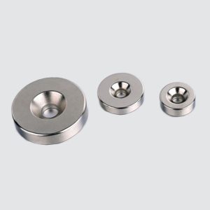 N35 D20x5mm Neodymium Magnets With Countersunk Holes