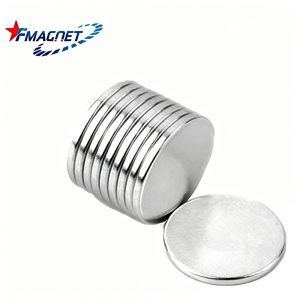 N35 Neodymium Magnet D8x1.5mm Nickel Coating