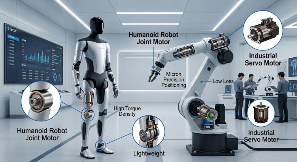 Industrial Servo Motors and Joint Motors for Humanoid Robots