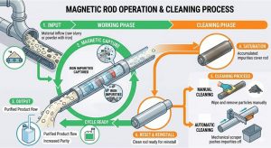High-Intensity Magnetic Bars (6000-14000 Gs): Complete SS316L Industrial Iron Removal Guide